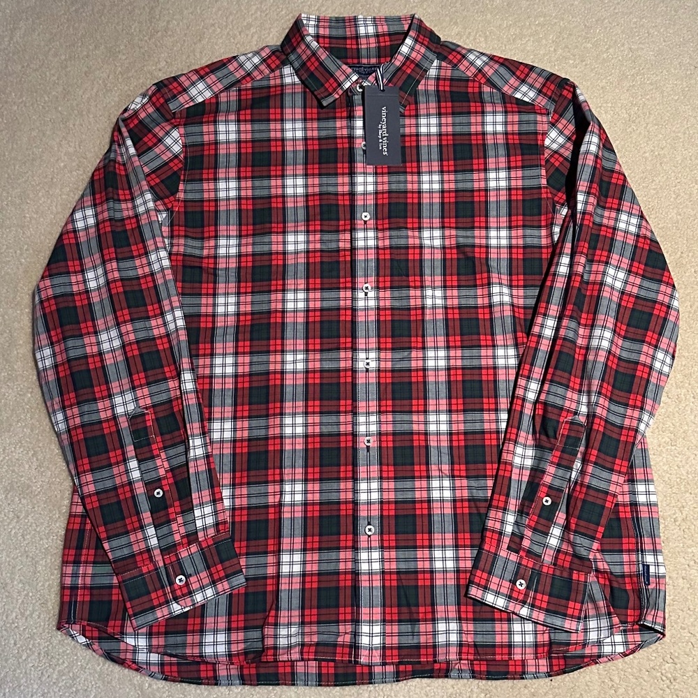 Vineyard Vines Plaid Button Down
